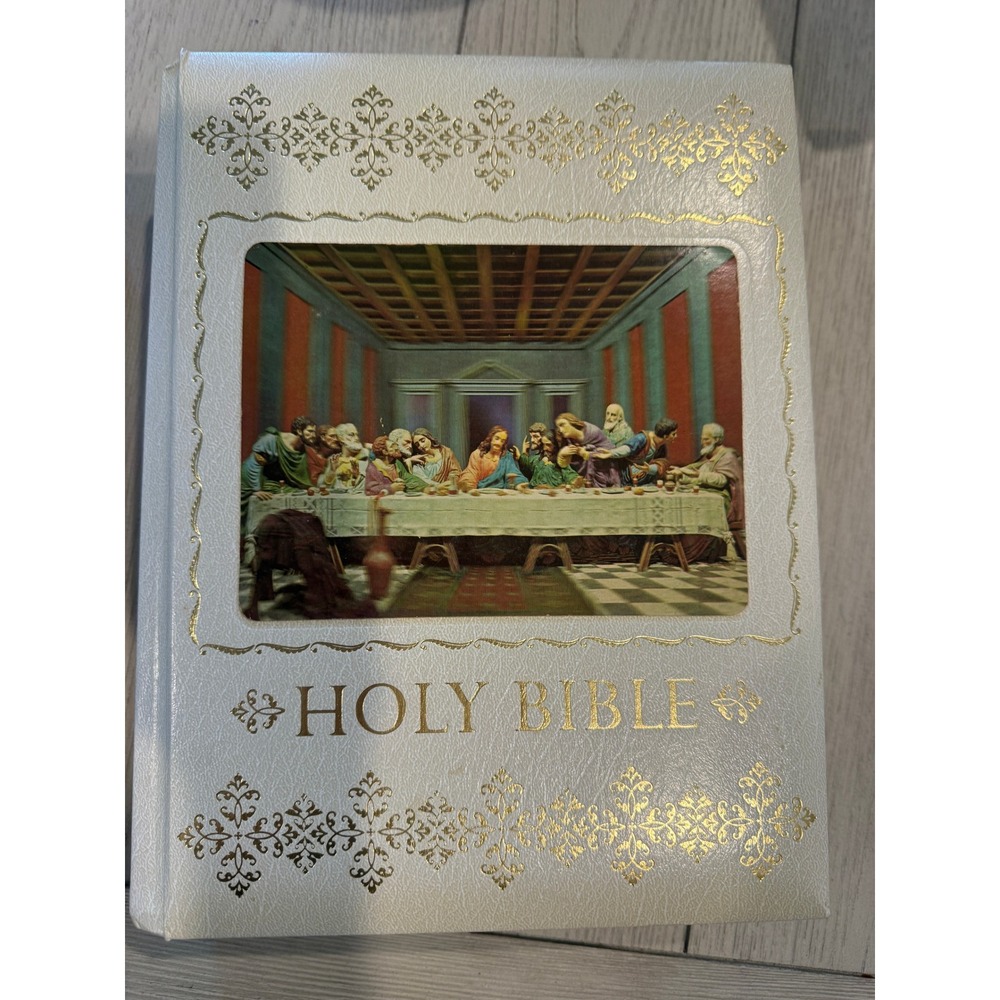 NEW Holy Bible 3D Hard Cover King James Version Full Color‎ Illustrations